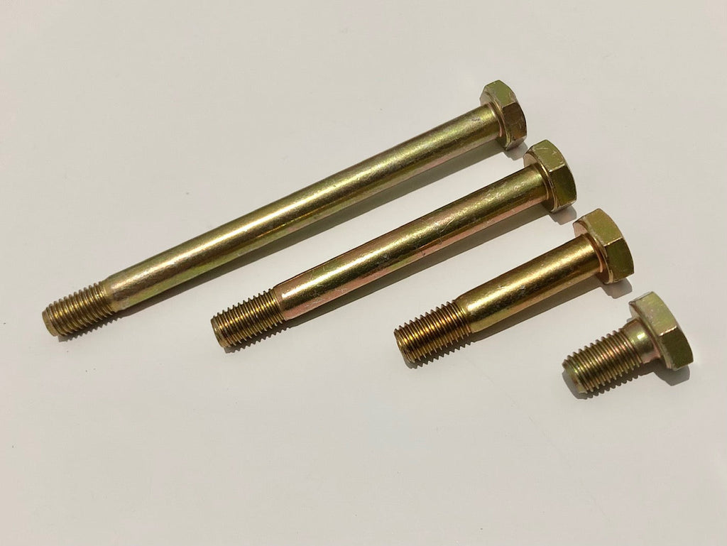 Range of AN bolts, from AN3 to AN6. Different lengths available.